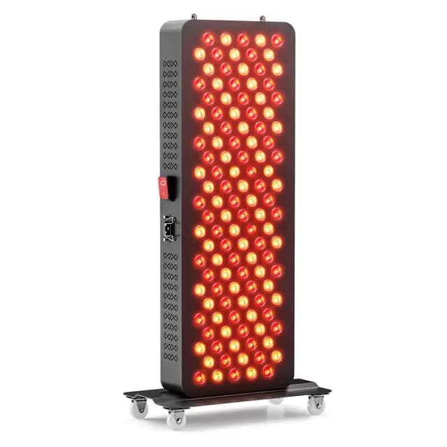 Infrarotlampe mit 120 LEDs, 6-Kern-LED-Chip-Upgrade, Dual-Chip 660nm und 850nm, 600 W hohe Leistung, Infrarotlampe Geeignet für Familie