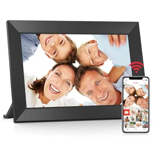 BIGASUO Frameo 10,1 Zoll WiFi-Bilderrahmen 32 GB