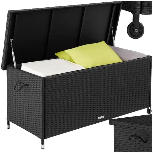 tectake Poly-Rattan Aufbewahrungsbox