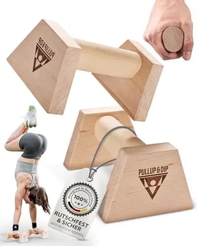 PULLUP & DIP Holz Liegestützgriffe