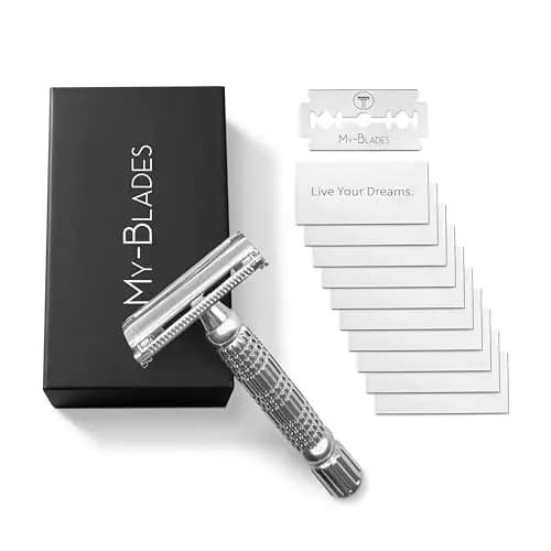 My-Blades Premium Rasierhobel Set Butterfly-Verschluss