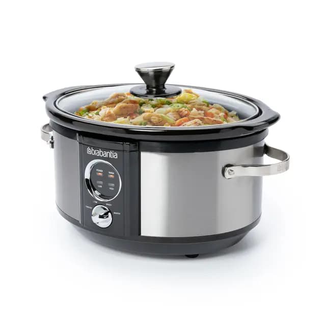 Brabantia Slow Cooker 3,5 L Edelstahl BBEK1081 – Bild 1