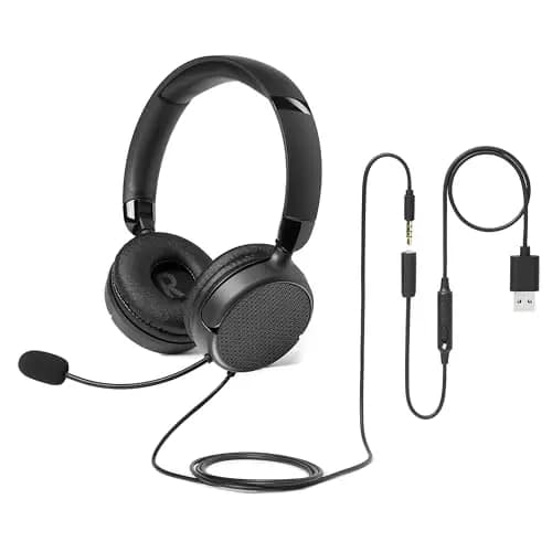 Amazon Basics Wired Over-Ear Headset – Bild 1