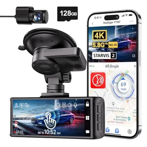 REDTIGER F7N Touch 4K Dashcam