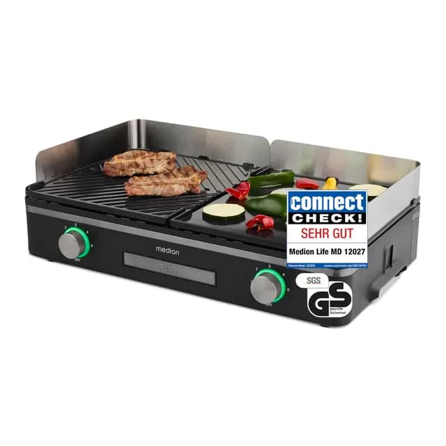 MEDION Dual-Zonen Tischgrill – Bild 1