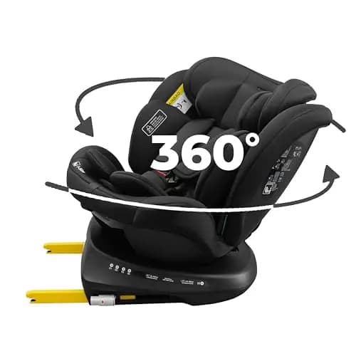 KidsZone i-Size Kindersitz 360° drehbar – Bild 1