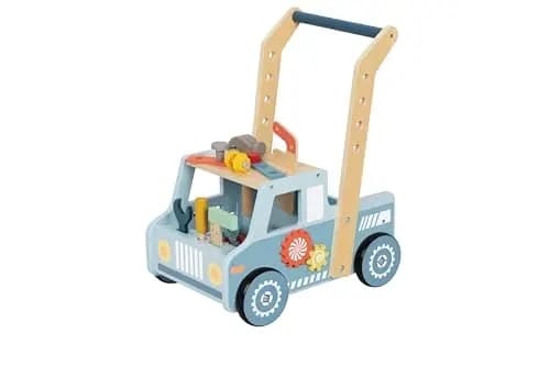 Tooky Toy Lauflernwagen Werkbank FSC Holz TJ931