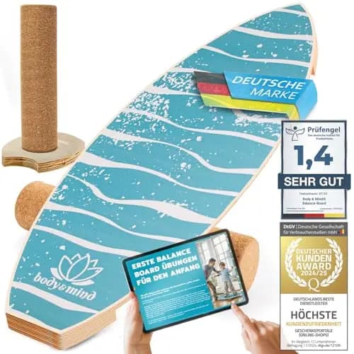 Body & Mind Balance Board Surfbrett 78x30 cm