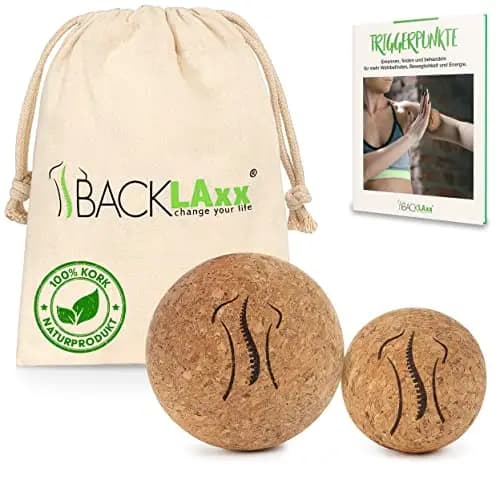 BACKLAXX Kork Faszienball Set