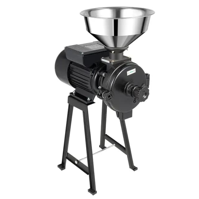 PansyWind Getreidemühle 2200W Elektrisch Schwarz