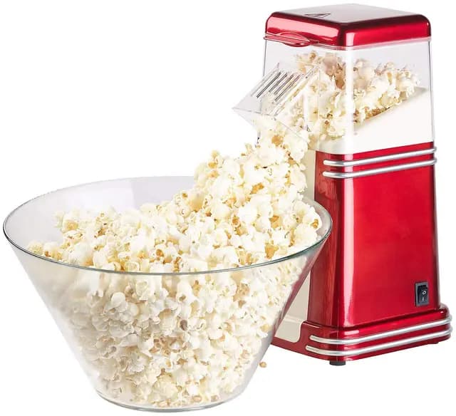 Rosenstein & Söhne XL Heißluft-Popcornmaschine