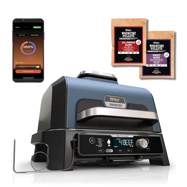 Ninja Woodfire Pro Connect XL Elektrischer BBQ Smoker OG901EU