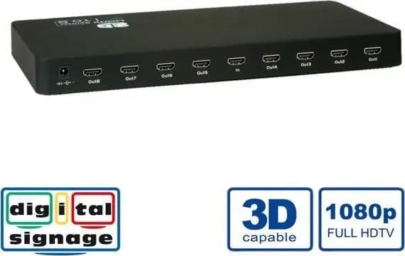 Roline HDMI Splitter 8-fach