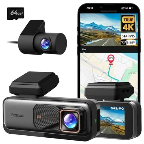 BOTSLAB Dual Dashcam 4K