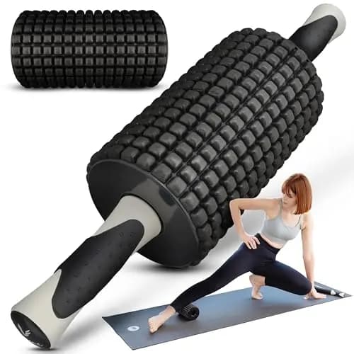tanior Faszienrolle 2-in-1 Bauchroller & Massagerolle