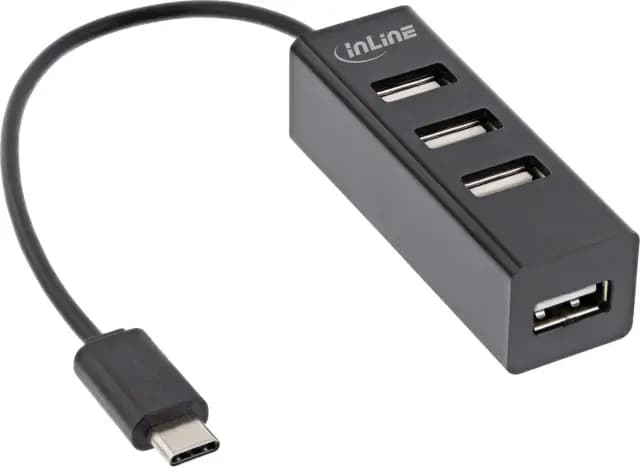 InLine 4-Port USB-Hub, USB-C 2.0 [Stecker]