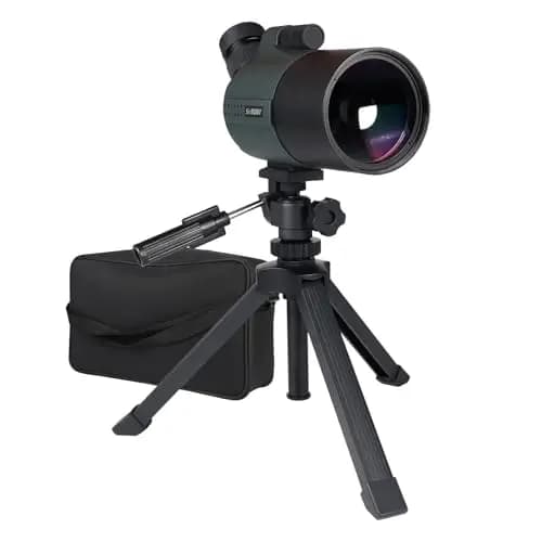 Svbony SV41Pro Mak Spektiv, 28-84X80 FMC Dual Speed Fokus für Sportschützen, Kompatibel mit SC001, Wasserdichtes Spektive mit Stativ für Vogelbeobachtung Mond Astronomische Beobachtung, Stargazing