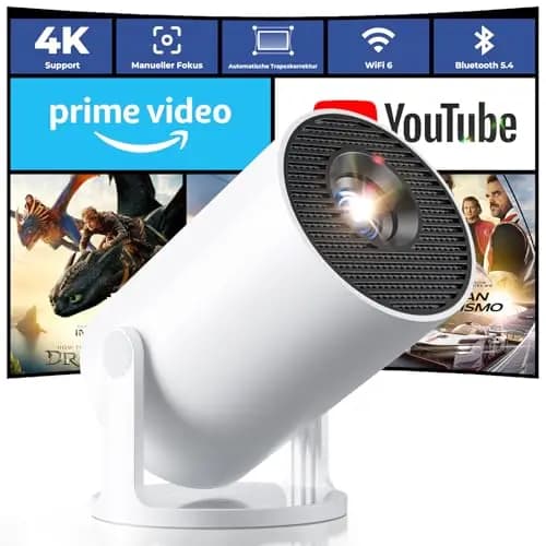 Einyoumily 4K Tragbarer Beamer