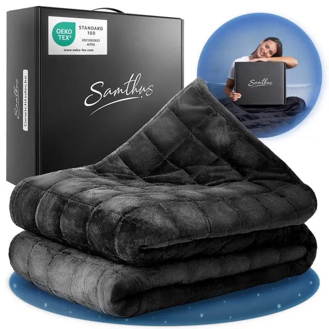 Samthus Sherpa Fleece Gewichtsdecke