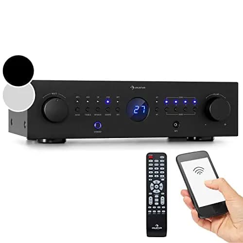 Auna CD950 HiFi-Stereo-Verstärker 4-Kanal mit Fernbedienung