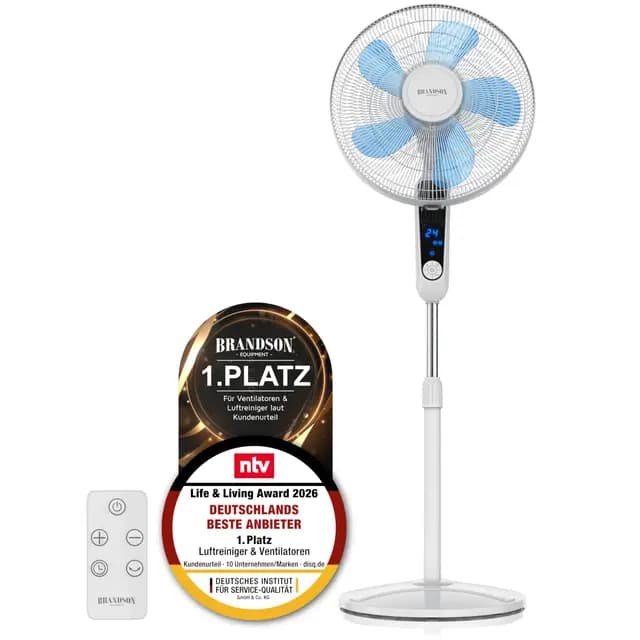 Brandson DC Silent Standventilator