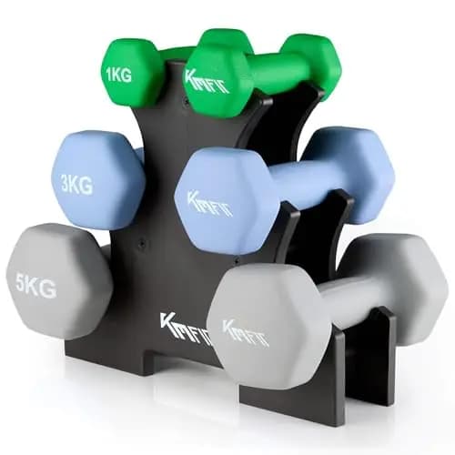 Arebos KM-Fit Hantelset 18 kg