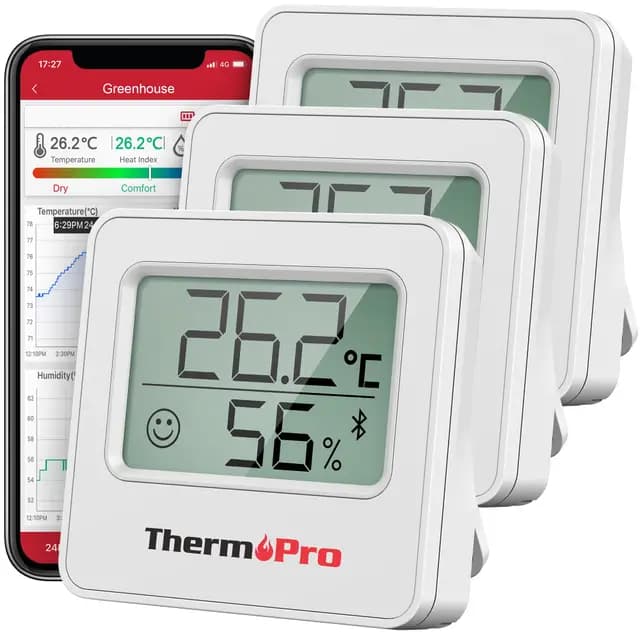 ThermoPro TP357 Bluetooth Raumthermometer