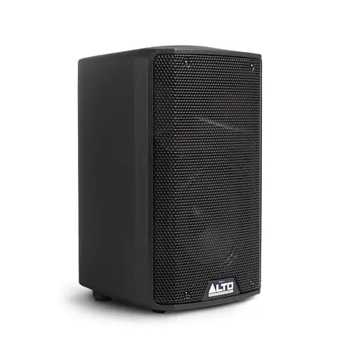 ALTO TX408 350W 8-Zoll Aktiver PA Anlage mit Bluetooth, 2-Kanal Mixer, Line-Pegel für Mobile DJs und Musiker, für Kleine Clubs, Proben und Events