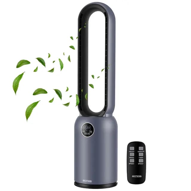 Echos Turmventilator mit Luftreiniger