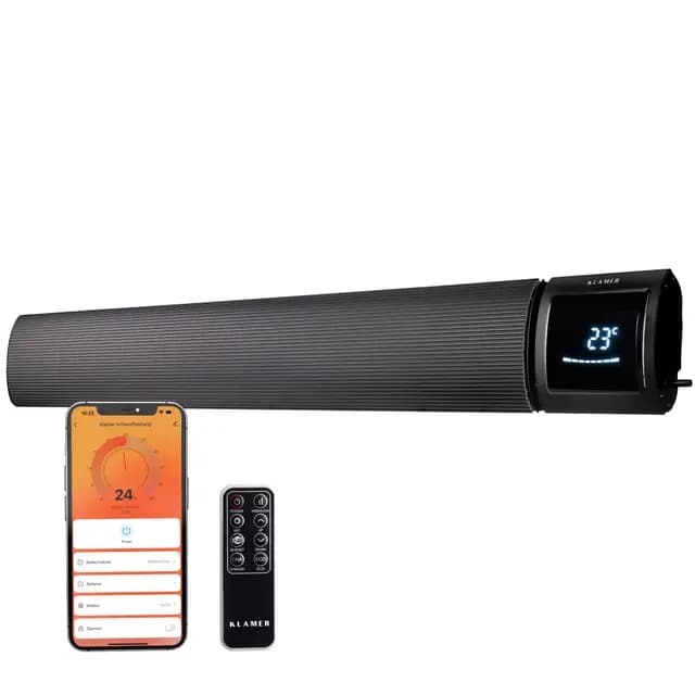 KLAMER 2600W WLAN Infrarotheizung