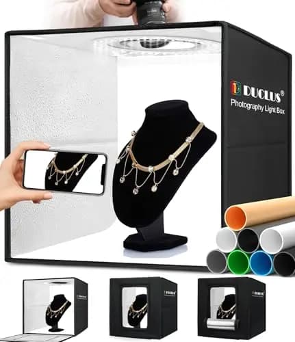 DUCLUS 40x40 cm Fotobox Set