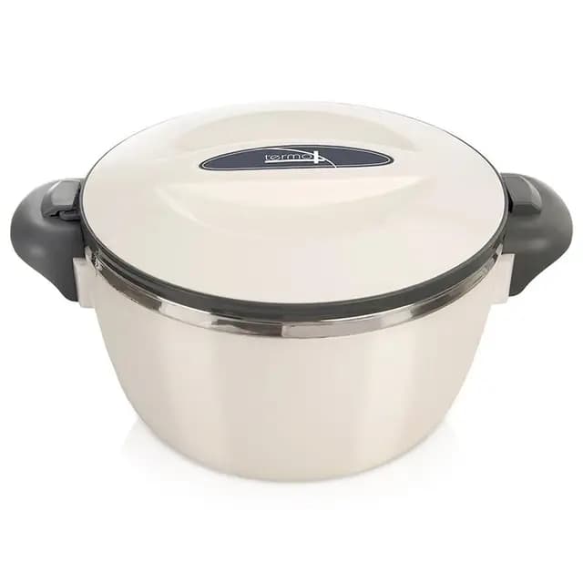 orion group Thermoschüssel mit Deckel 900 ml - Thermobehälter für Essen, Eis, Grillgut - Warmhaltebehälter für Speisen - Edelstahlschüssel für Essen Warmhalten - 2 Std Wärmehaltig - Thermoschüsseln