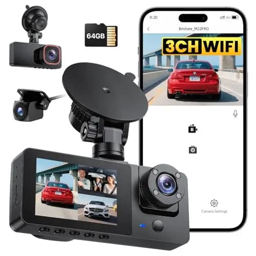 Bestsee 2.5K Dreifach-Dashcam