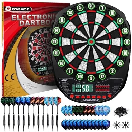 WIN.MAX Elektronische Dartscheibe Profi Set