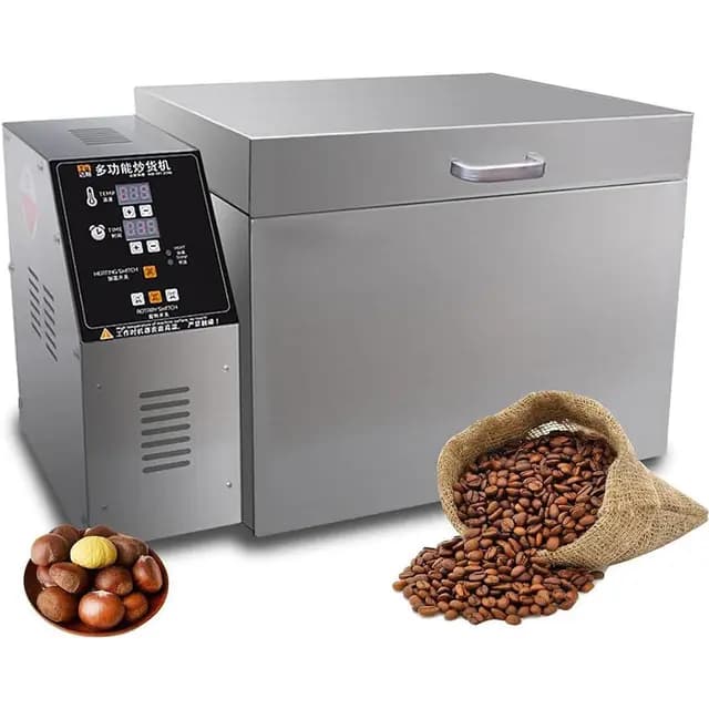 Kaffeeröster Elektrisch 2000g/4000g, Kaffeebohnen Röstmaschine mit Timer & Temperatur | Rösten für Kaffee, Nüsse, Mandeln | für Haushalt & Café Type10