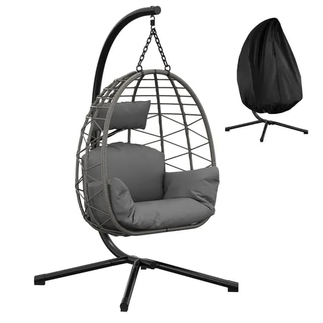 GarveeHome Rattan Hängesessel