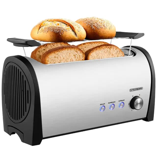 Steinborg SB-2213 Edelstahl Toaster
