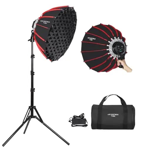 XPAISYQC T-550-DE LED Softbox Set