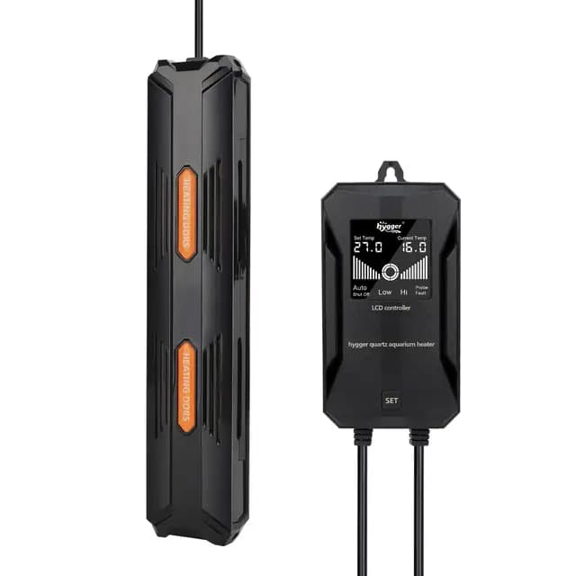 hygger Aquarium Heizstab 500W mit externem LCD Controller