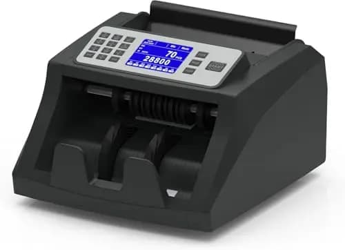 Securina24 Geldzählmaschine Wertzähler für Einzelsorten Geldzähler Banknotenzähler SR3900