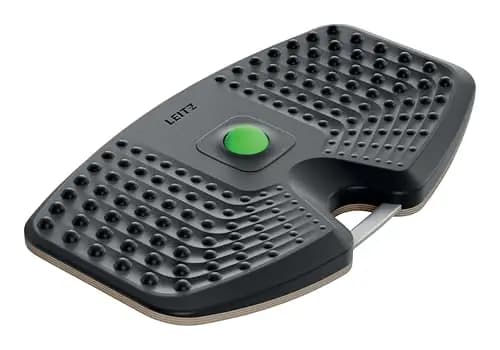 Leitz Ergonomic Active Balance Board für Stehschreibtische, Wackelbrett für Büro, Zuhause und Fitnessstudio, aus PU-Schaum, mit texturierter Oberfläche, inkl. abnehmbarem Massageball