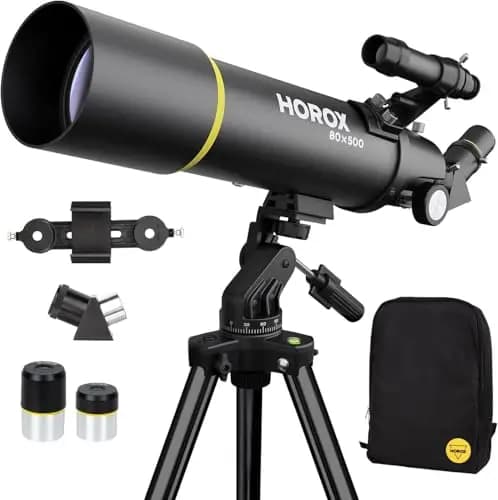 HOROX 80mm Refraktor Teleskop