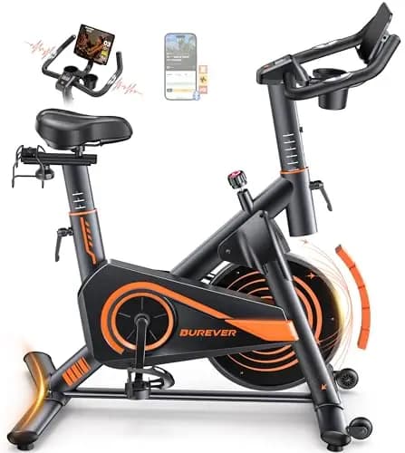 Burever BE1 Heimtrainer Fahrrad mit App und LCD Display – Bild 1