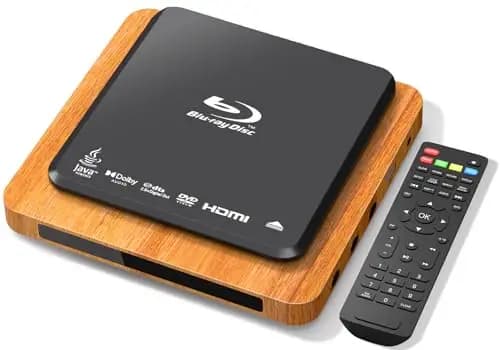 JRIHZ Blu-ray Player 1080p Full HD Dolby Digital 5.1