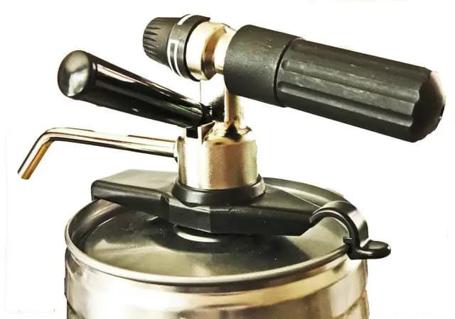 Party Star de Luxe Metallisches Bierzapfgerät für 5 Liter Partyfässer