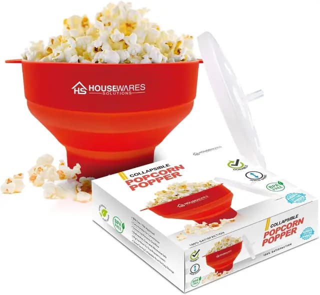 Housewares Solutions Silikon Popcorn-Popper