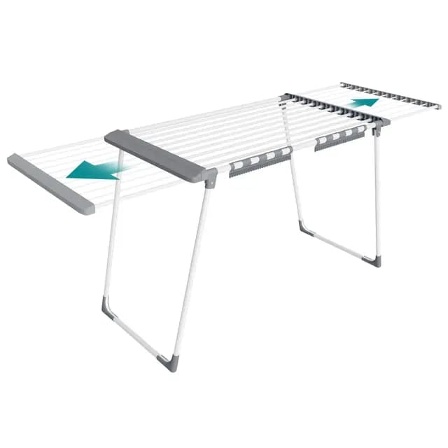 SONGMICS Flügelwäscheständer LLR522WK01 klappbar perlweiß-taubengrau