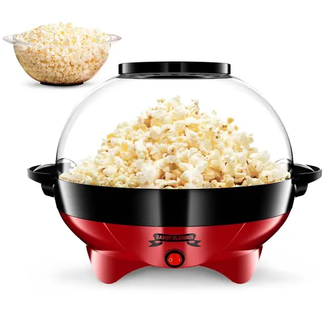 Gadgy GG0831 Retro Popcorn Maschine