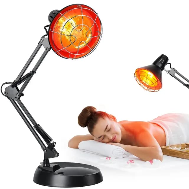 Cozion In Frarotlampe Wärmelampe 150 Watt Rotlichtlampe In-frarotlicht Heimgebrauch In frarotlicht-Rotlicht-Wärmelampen Temperatur Einstellbar In Frarotlichtlampe