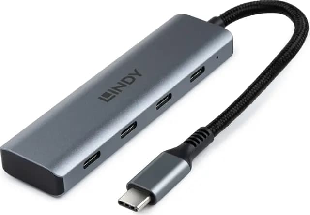 Lindy 4 Port USB-C-Hub, USB-C 3.1 [Stecker]
